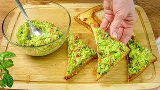 So eine leckere Avocado hast du noch nie gegessen Vorspeisen Rezept in 10 Minuten Frühstück [upl. by Raasch]