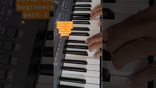 Panic at the disco High Hopes piano cover for beginners part 1 pianocover video viralshorts [upl. by Leraj]