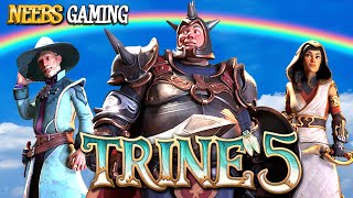 We played the BEST coop couch puzzle game  Trine 5 [upl. by Allveta]