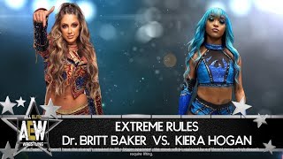 Kiera hogan VS Britt baker [upl. by Laughton]