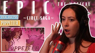 Meeting Circe PUPPETEER  EPIC The Musical  Vocal Coach Reaction amp Analysis Jennifer Glatzhofer [upl. by Naut971]