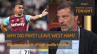 Slaven Bilic explains Dimitri Payets departure from West Ham  Premier League Tonight [upl. by Ralyks924]