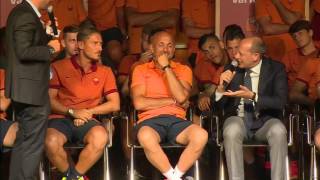 PINZOLO PRESENTAZIONE SQUADRA Duetto Totti Baldissoni [upl. by Ansell]