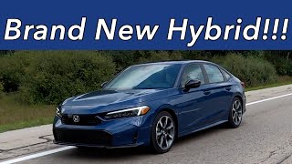 2025 Honda Civic Sport Touring Hybrid Review More Efficient But Still a Driver [upl. by German151]