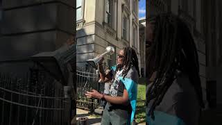 Jonquel Jones hoists WNBA Finals MVP trophy at the parade [upl. by Barnum]