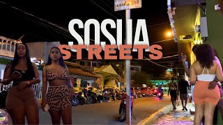 SOSUA Streets Is The Nightlife ALWAYS Like This [upl. by Grane]