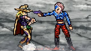 Gyro Zeppeli vs Guido Mista  Epic Quick Match Battle MUGEN [upl. by Olpe]