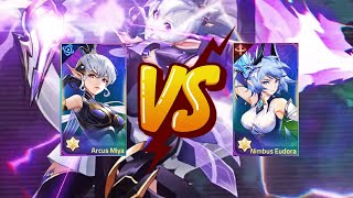 Arcus Miya vs Nimbus Eudora  Whos better 🤔  Mobile Legends Adventure [upl. by Artened]