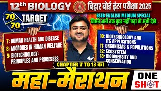 Class 12 Biology Chapter 7 to 13 महा Revision  Bihar Board 12th Biology Important Chapter [upl. by Winston676]