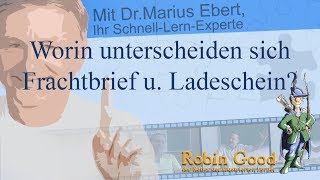 Worin unterscheiden sich Frachtbrief und Ladeschein [upl. by Cynthla667]