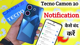 Tecno camon 20 Notification setting How to show notification icon in Tecno camon 20 [upl. by Carol886]