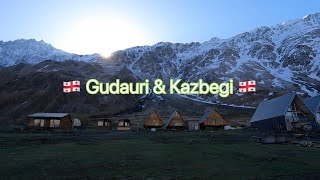 Kazbegi amp Gudauri Georgia Beautiful Caucasus Region 4K [upl. by Clotilda]