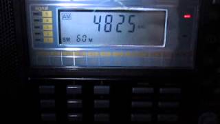 4825 Khz Radio Cancao Nova Sangean ATS 803a vs Tecsun PL 660 [upl. by Nawd3]