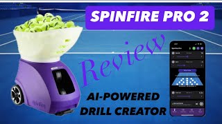 Spinfire Pro 2 Tennis Ball Machine REVIEW➡️AIPowered DrillsSpinfiresport TenniswarehouseAu [upl. by Sergio]