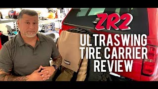 Chevy Colorado ZR2 UltraSwing Tire Carrier Review [upl. by Binetta]