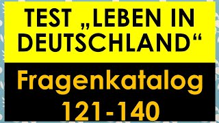 Einbürgerungstest  Test Leben in Deutschland  Fragen 121140  mit Lösungen  with subtitles مترجم [upl. by Nainatrad705]