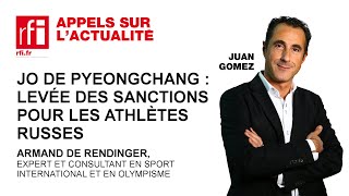 Jo de Pyeongchang  levée des sanctions pour les athlètes russes [upl. by Litha]