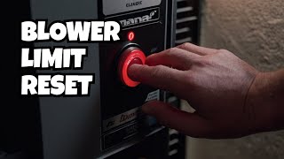 Amana Downflow Gas Furnace Blower Limit Reset [upl. by Dasha]