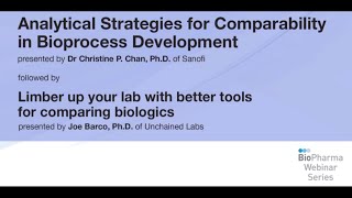 ANALYTICAL STRATEGIES FOR COMPARABILITY IN BIOPROCESS DEVELOPMENT [upl. by Andria299]