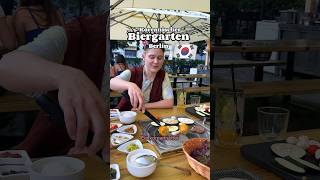 Ein KOREANISCHER BIERGARTEN in Berlin🇰🇷😳 berlin food [upl. by Nitsa866]