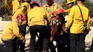 Woman Falls into Manhole [upl. by Harriett]