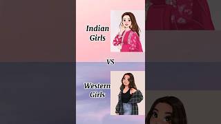 Indian Girls🥰 VS Western Girls😍 shorts fashion choose subscribe💕 [upl. by Erv]