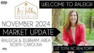 Real Estate Update  November 2024  Raleigh Cary amp Durham North Carolina [upl. by Marybeth]