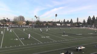 Fastest Goal in Servite Soccer History Jan 3rd 2014 [upl. by Notsyrb]