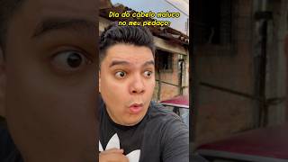 Dia do cabelo maluco no meu bairro kkk shorts meme comedia cabelomaluco [upl. by Zetrac110]