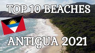 Top 10 beaches  Antigua 2021 [upl. by Atteuqaj]