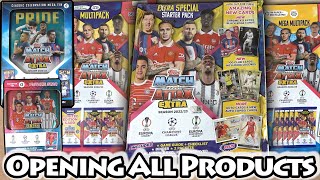 Opening EVERY MATCH ATTAX Extra 202223 Product  Multipacks Tins amp Eco Pack  Match Attax Guide [upl. by Phyllida227]