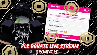 🔴 PLS DONATE LIVE  Roblox tronixere 💸 [upl. by Sandstrom]