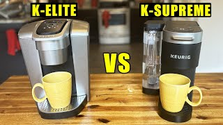 Keurig KElite vs KSupreme Full Comparison [upl. by Alida210]