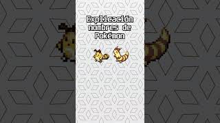 🐿️ Etimología Pokémon SENTRET y FURRET 🐿️ [upl. by Jonina]