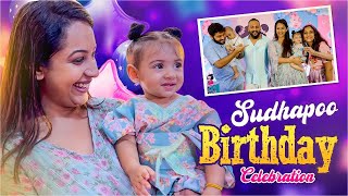 Sudhapoo Birthday Celebration  Sowbhagya Venkitesh  Parvathy Krishna  Baby Avyukth😘 [upl. by Annahtur]