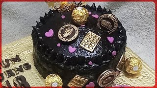 Ferrero Rocher Cake  Homemade [upl. by Kurys]