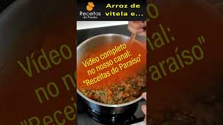 arrozdevitela shorts receitasdoparaiso receita gastronomia  🍎 Receitas do Paraíso [upl. by Tiraj]