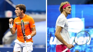 Pablo Carreno Busta vs Alexander Zverev Extended Highlights  US Open 2020 Semifinal [upl. by Bohaty]