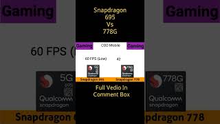 Snapdragon 695 vs 778g in gaming performance  thetechnicalgyan which is better for gaming [upl. by Anaytat660]