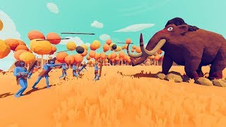 TABS  How the Cavemen Learned to Hunt the Mammoth  Totally Accurate Battle Simulator [upl. by Akimot660]