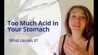 Too Much Stomach Acid  What Causes it [upl. by Gnouv]