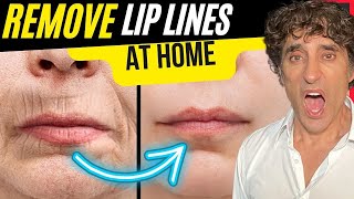 4 WAYS To EASILY REMOVE LIP WRINKLES AT HOME [upl. by Idyak]