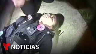 En video Una policía sufre los estragos del fentanilo  Noticias Telemundo [upl. by Nealey912]