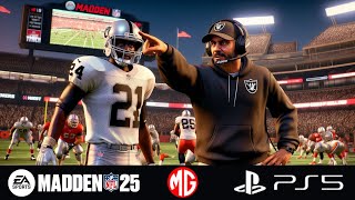 MADDEN 25 PS5 Football SHOWDOWN Raiders vs Bengals Week 9 [upl. by Nava974]