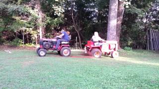 Wheel Horse 520H vs Wheel Horse D200 [upl. by Gannie]