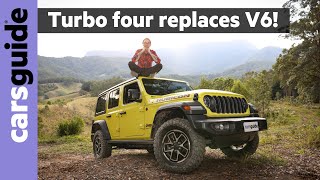 Jeep Wrangler 2024 review Turbo fourcylinder engine replaces V6 in updated GWM Tank 300 4WD rival [upl. by Mitzie]