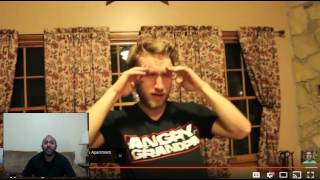 Mcjuggernuggets Angry Grandpa Destroys PS4 Reaction [upl. by Lilyan]