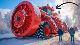 3 Of The LARGEST Snow Shovel Heavy Machines [upl. by Attennhoj]