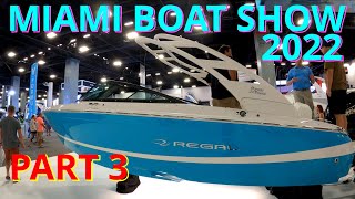 2022 MIAMI BOAT SHOW  PART 3 REGAL [upl. by Knox159]