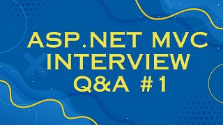 MVC Interview Questions  ASPNET MVC Interview Questions with Answers [upl. by Ahteral142]